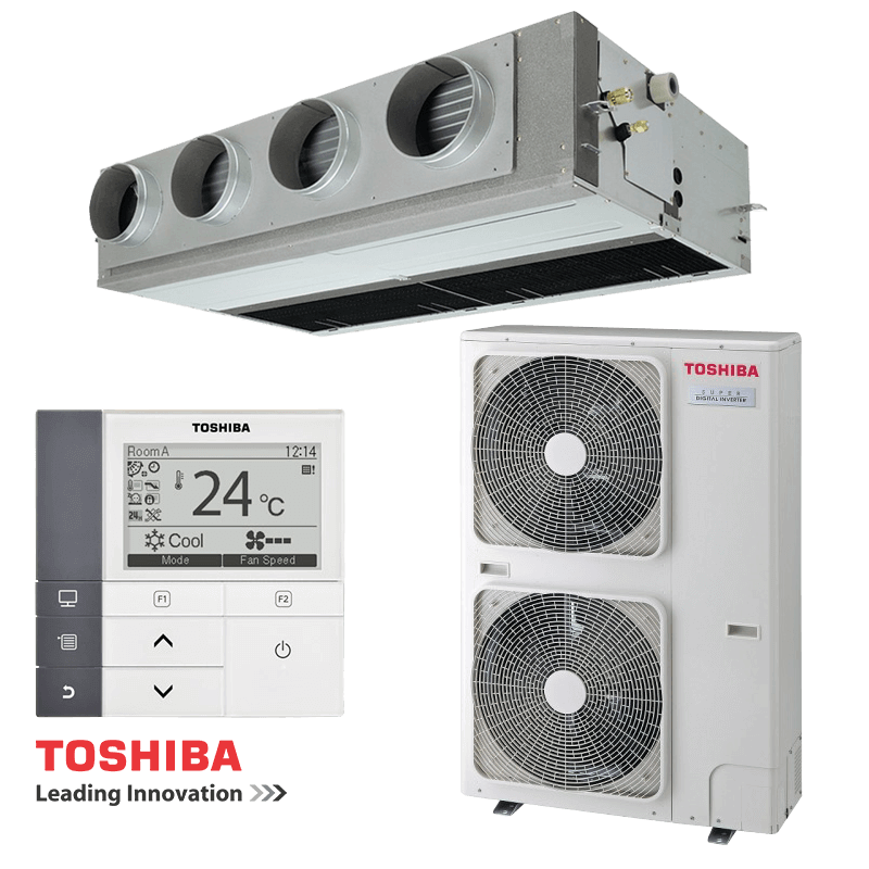 kanalen-klimatik-toshiba-rav-rm1401btp-e-super-digital-27с Канален климатик Toshiba RAV-HM1401BTP-E/RAV-GP1401AT-E SDI -27°C, 48 000 BTU - Image 1