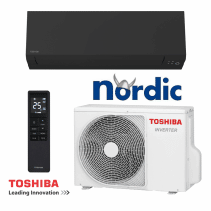 Климатик Toshiba RAS-35G3KVSGB-ND / RAS-35J2AVSG-ND1 Edge Black Nordic WiFi -25°С, 13 000 BTU