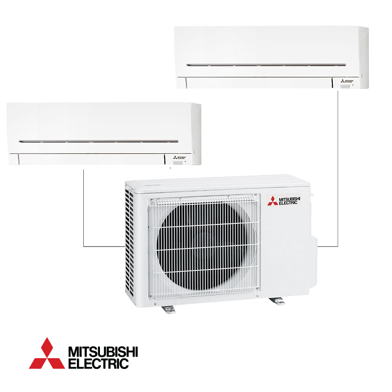 multisplit-sistema-mitsubishi-electric-mxz-2-f42-vf-vynshno-tjalo Мултисплит система Mitsubishi Electric MXZ-2HA50VF + MSZ-HR25VF + MSZ-HR35VF - 9000Btu+12000Btu - Image 1